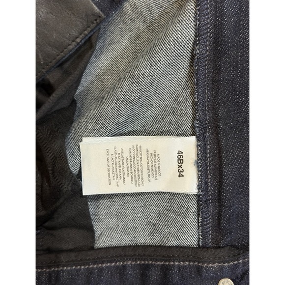 NWT Polo Ralph Lauren Men's 46Bx34 The Prospect Straight Dark Wash Indigo Jeans - Picture 15 of 16